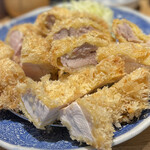 とんかつ七井戸 - 天城軍鶏チキンかつ定食