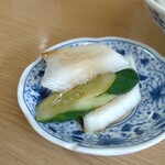 江ちゃんラーメン - 浅漬のアップ♪