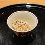 まき村 - 北海道真鱈の白子 蒸し寿司