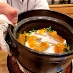 馬車道 大かわ - 鯛とカラスミ