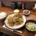 Jiyu Mpei - 昨今の情勢で、これで850円は良いですね。味噌汁も旨い！