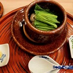 馬車道 大かわ - フカヒレ　鮑　赤こんにゃく