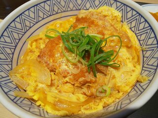 Uesuto Udon - かつ丼アップ