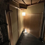 北新地しゃぶしゃぶすき焼き きらく - 入り口