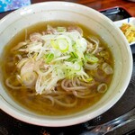 Taishuu Izakaya Maru Masa - 肉そば（冷、850円）