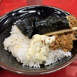 王道家直系 IEKEI TOKYO - 【再訪】ライスを海苔でまく