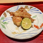 銀座 しのはら - 天然虎河豚の唐揚げ