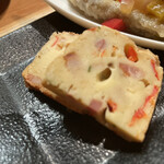 きんぼし - 志野コース（税込 3,410円）評価＝◎：3点盛り（オムレツ）