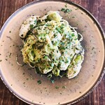 アランチャ - 牡蠣のペペロンチーノ  真上から