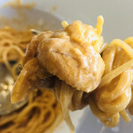 アランチャ - 雲丹とパスタ ( 'ч'♡ )