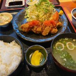 魚国 - 明太ササミカツ定食
