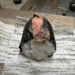 京都ぎをんおむすび屋 さんかく - ねぎ明太子 300円