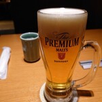とんかつ まい泉 - 生ビール