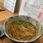 蕎麦に銘酒 蔵美庭 - かけ