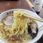 春日食堂 - 中細麺