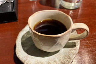 ビストロ ボン - ドリンクにはホットコーヒーを。
