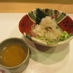 新ばし 星野 - 鱧 梅干し醤油