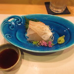 新ばし 星野 - スズキの洗い