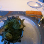 ジョルジュ マルソー - サザエと4種のきのこのグラニテ。