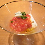 じどりや 穏座 - ふくゆたかを使った豆腐とアラビアータ