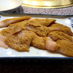 鳥 - ムネ肉のカレー風味焼き