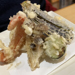 太治平 - 野菜天ぷらとせいろ蕎麦　の天ぷら
