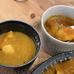 Soumya's Kitchen - サンバル野菜カレー　　魚のカレー
