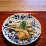 天ぷら 松 - モロコの天ぷら
