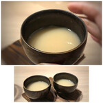 Vin Vie - ◆黒さつま鶏白湯のスープ・・量は少ないのですが、鶏の旨味を感じます。 寒い日でしたので、温まりました。^^