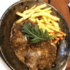 Resutoranthikaru - 10割国産牛肉のハンバーグステーキ（特製和風玉ねぎソース）ワンドリンク付き1,200円