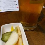 クラフトビアマーケット - お通し（ピクルス）