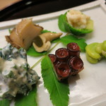 割烹 喜作 - 25年6月　前菜5種