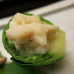 割烹 喜作 - 25年6月　前菜　芽キャベツとうるか