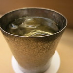 割烹 喜作 - 25年6月　麦焼酎　無一物　ロック