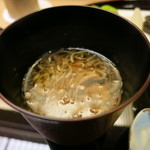 割烹 喜作 - 25年6月　茗荷味噌汁