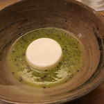 割烹 喜作 - 25年6月　ブランマンジェ　キウイソース