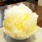 慈げん - [天然氷]生搾り 柑橘ミックスオレンジ系(700円) 甘夏、バレンシア、レモン