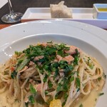 アトリエ M.O.F - クリームと白ワインのパスタ