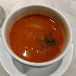 神戸ステーキ メリカン - セットのスープ
