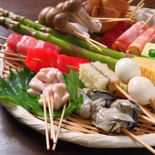 串かつ常時40種！一本からご注文OK！