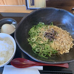 汁なし担々麺とがし - 醤油Aセット