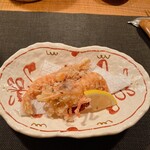 江差 旅庭 群来 - ガサエビの唐揚げ