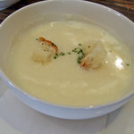 Bisutoro Gaburi - ランチのスープ