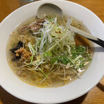 麺屋 花蔵 - 鶏ごぼうラーメン塩