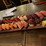 梅田東通り 肉寿司 - 