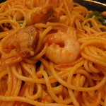 レストラン河亭 - 小柱、えびなど具沢山