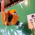 レストラン河亭 - 上からも♪　　フフフ、大人のチョコパ～だぜ