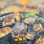 小坂食堂 - 親どり(めす)･ホルモン(ミノ込み)