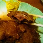 菊乃家本店 - レバ串カツのレバ