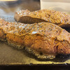 やっぱりステーキ  - ミスジ肉がドーンと2枚です^ ^